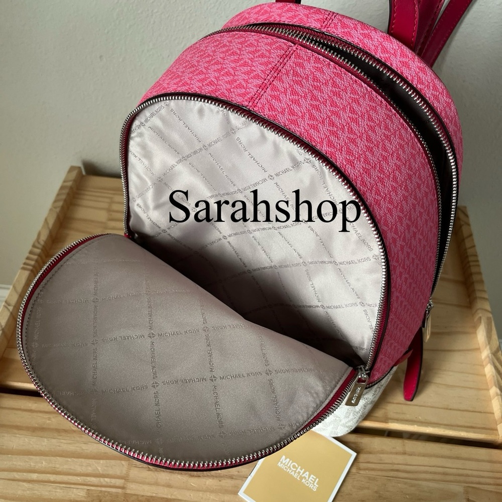 🌼Michael Kors Rhea medium zip backpack set - Picture 11 of 16